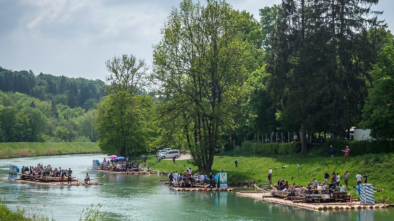 Startschuss für die Isar-Floßfahrt 2024