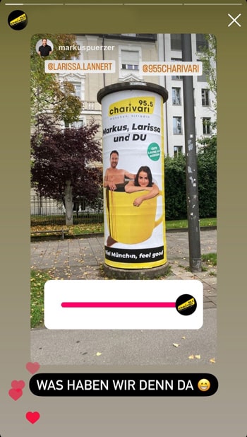 Plakatkampagne 95.5 Charivari