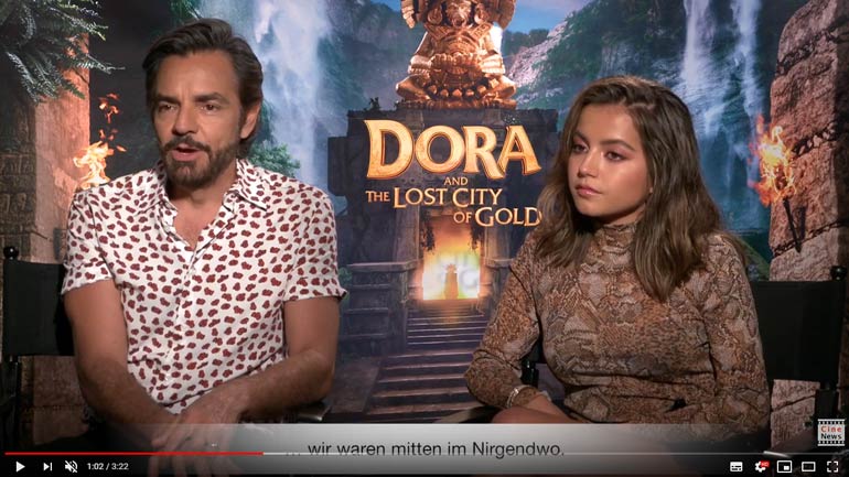 Dora und die goldene Stadt – Interview: Isabela Moner & Eugenio Derbez