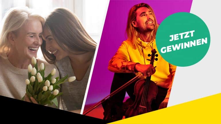 Schenke deiner Mama Tickets für Star-Geiger David Garrett!