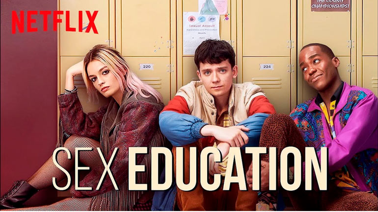 „Sex Education“ – Comedy-Serie auf Netflix, 2 Staffeln.