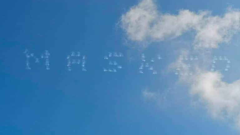 Schon entdeckt? Wolken-Botschaft am Münchner Himmel – das steckt dahinter
