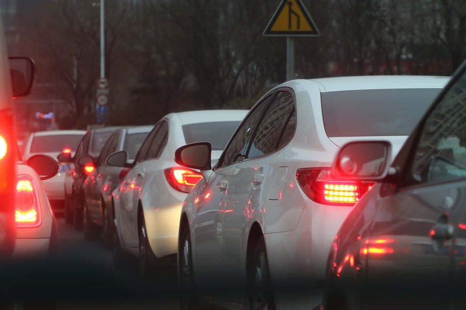 Mega Stau auf dem Mittleren Ring