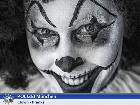 Polizei München warnt vor Horror-Clowns