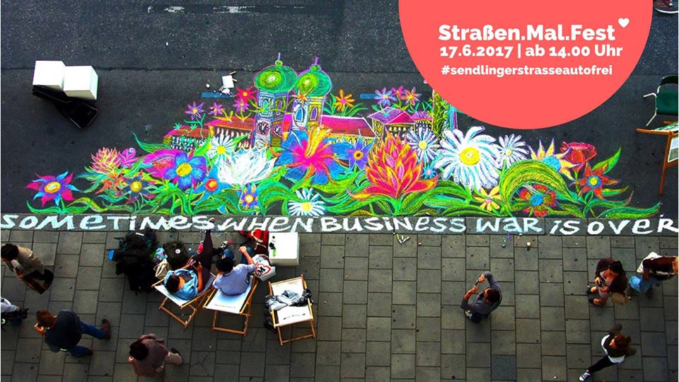 Straßen.Mal.Fest in der Sendlinger Straße