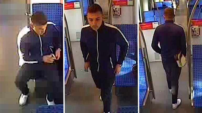 Bundespolizei: Wer kennt den S-Bahn Dieb?