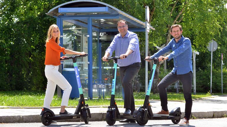 MVG bietet E-Scooter zum Ausleihen an