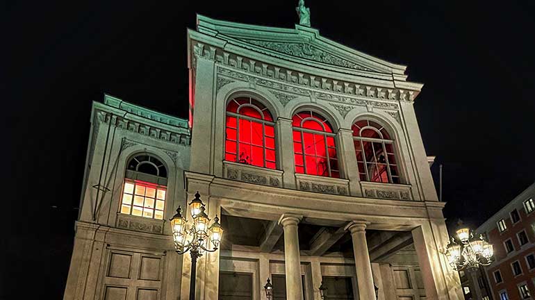 Stiller Protest der Kunst- und Kulturbranche in München