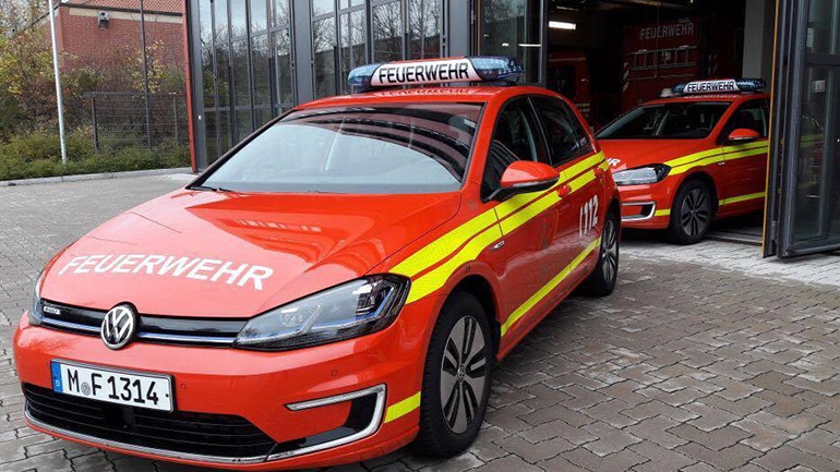 Berufsfeuerwehr München erhält Elekro-Autos