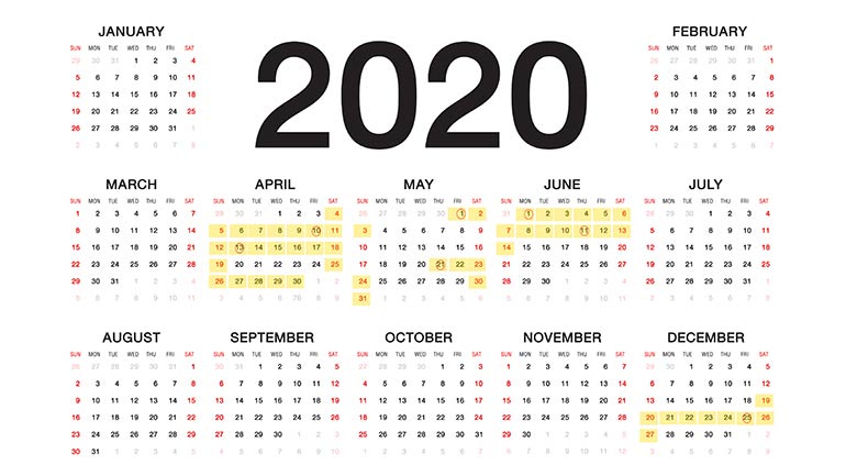 Mehr Urlaub mit den Feier- und Brückentagen 2020