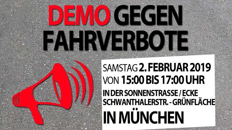 Demo gegen Diesel-Fahrverbote