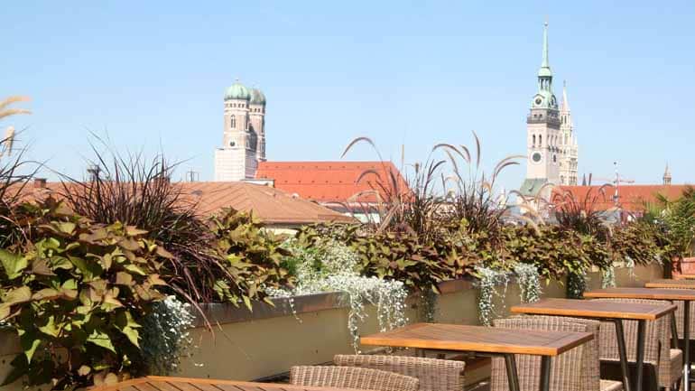 Die 5 schönsten Dachterrassen Münchens