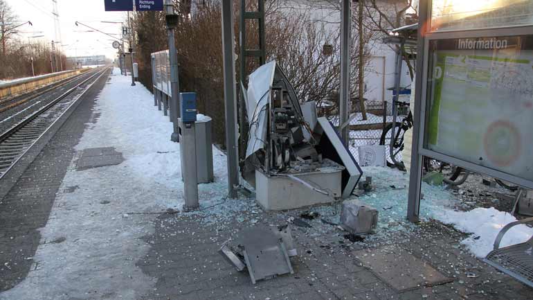 Grub: Wieder Fahrkartenautomat gesprengt