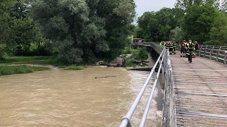 Hochwasser-Warnung auch für die Isar in München