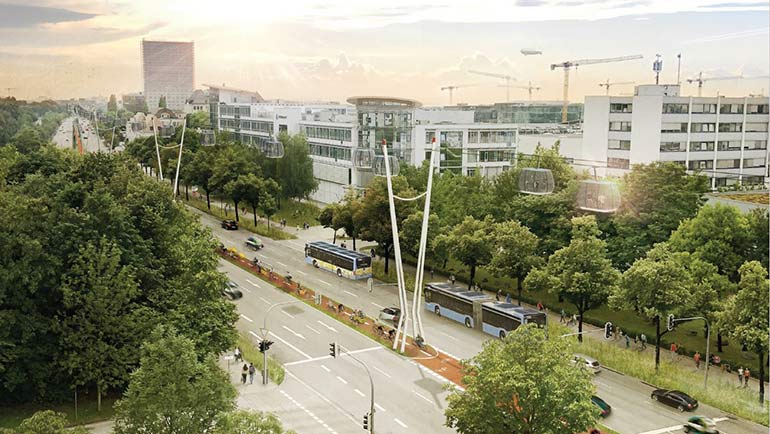 Freistaat will Seilbahn am Frankfurter Ring