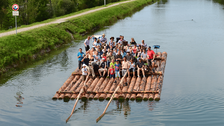 Startschuss für die Isar-Floßfahrt