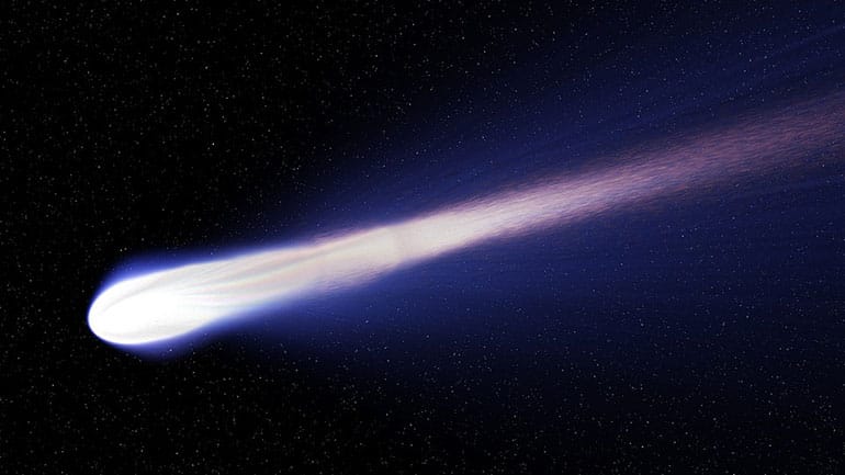 Komet 46/P mit bloßem Auge sichtbar
