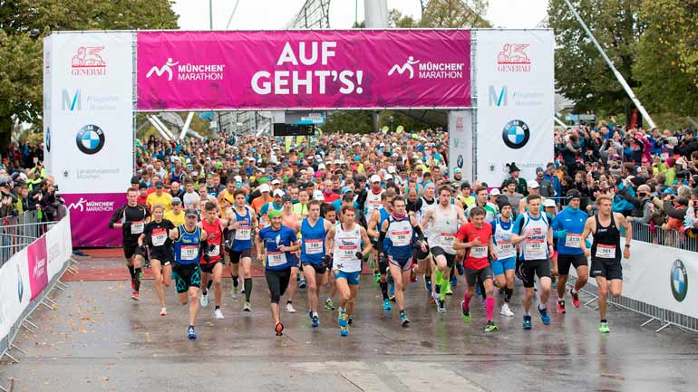 Sperrungen aufgrund des München Marathons