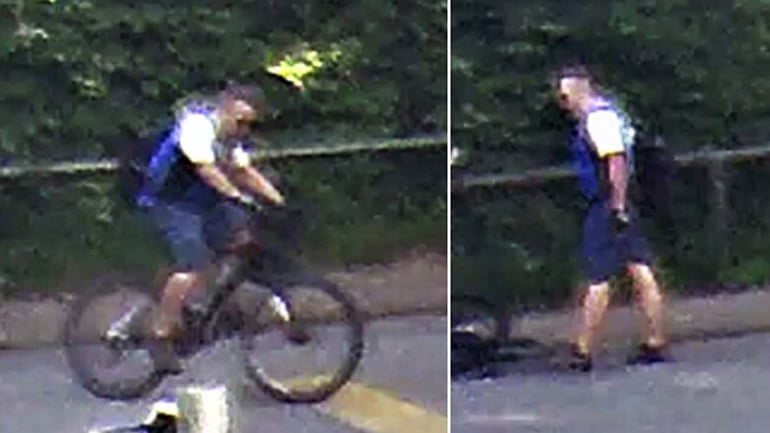 Polizei veröffentlicht Fotos: Radfahrer fährt anderen Radfahrer tot