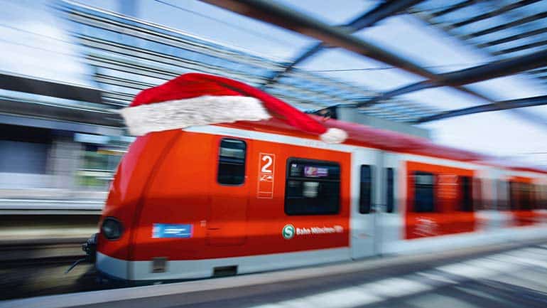 Adventliche Durchsagen in der S-Bahn München