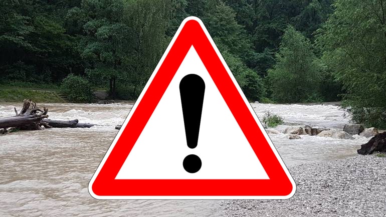 Hochwasser: Bade- und Bootfahrverbot auf der Isar