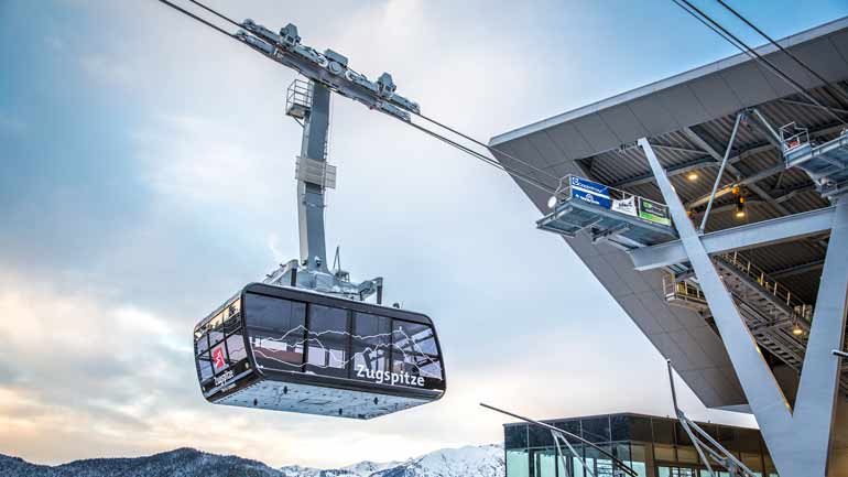 Eröffnung der neuen Zugspitzbahn