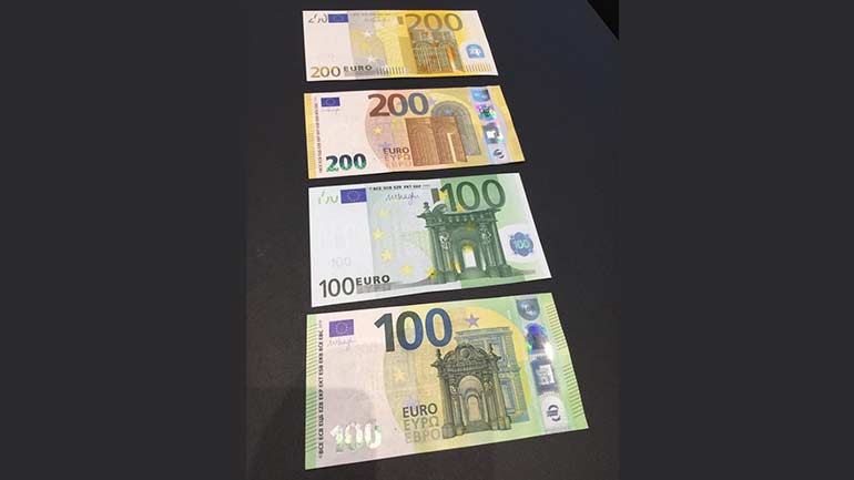 Das sind die neuen 100- und 200 Euro-Scheine