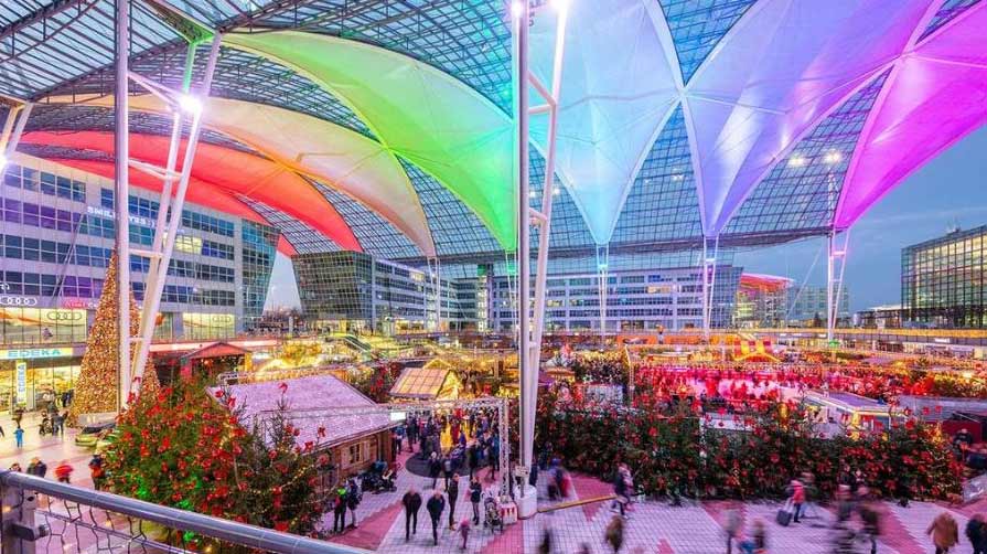 Der Wintermarkt am Flughafen startet