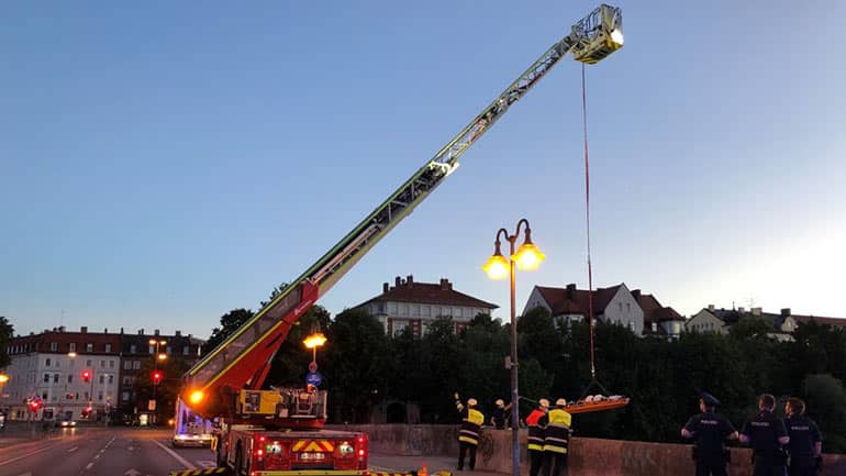 18-Jähriger stürzt von Wittelsbacherbrücke