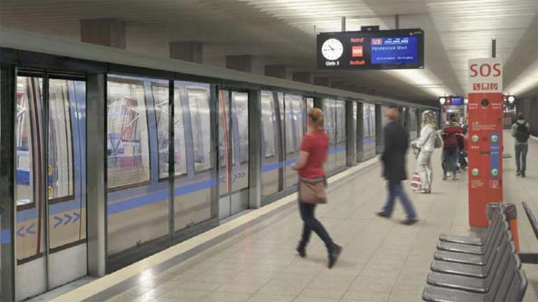 Pilotprojekt: Bahnsteigtüren für München