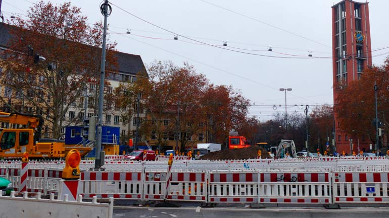 Massive Behinderungen am Sendlinger Tor