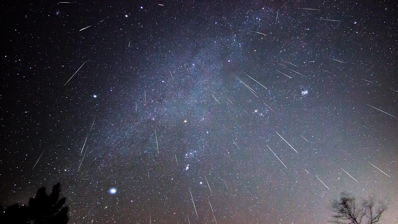 Geminiden am Himmel: Sternschnuppen im Dezember