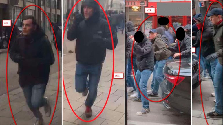 Polizei sucht diese Hooligans nach Massenschlägerei