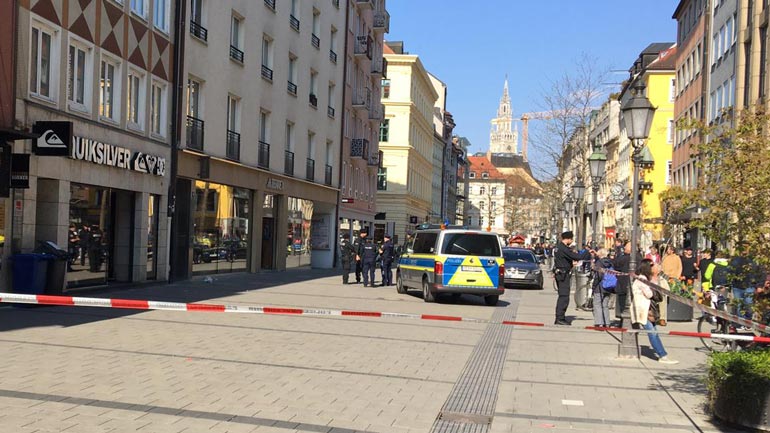 Großeinsatz in Münchner Innenstadt – Auseinandersetzung fordert einen Toten