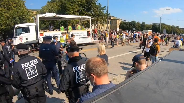 Querdenker-Demo in München unter strengen Auflagen genehmigt