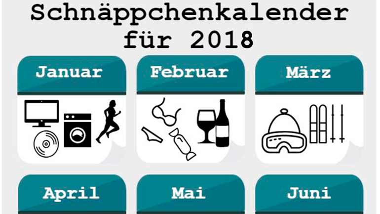 Der 95.5 Charivari Schnäppchenkalender