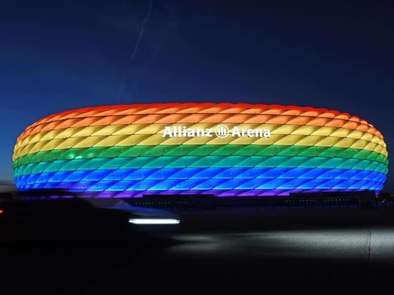 Münchner EM-Stadion darf nicht in Regenbogen-Farben leuchten