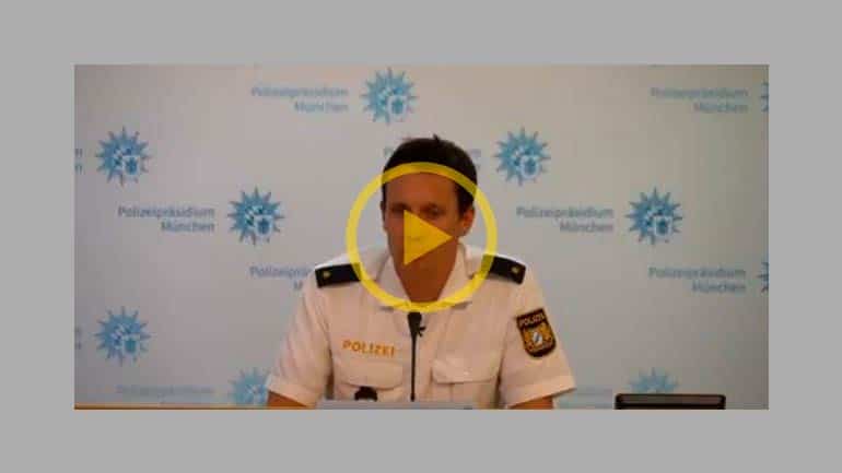 Video: Pressekonferenz der Münchner Polizei wird zum Hit im Netz