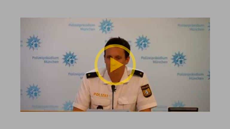 Video: Pressekonferenz der Münchner Polizei wird zum Hit im Netz