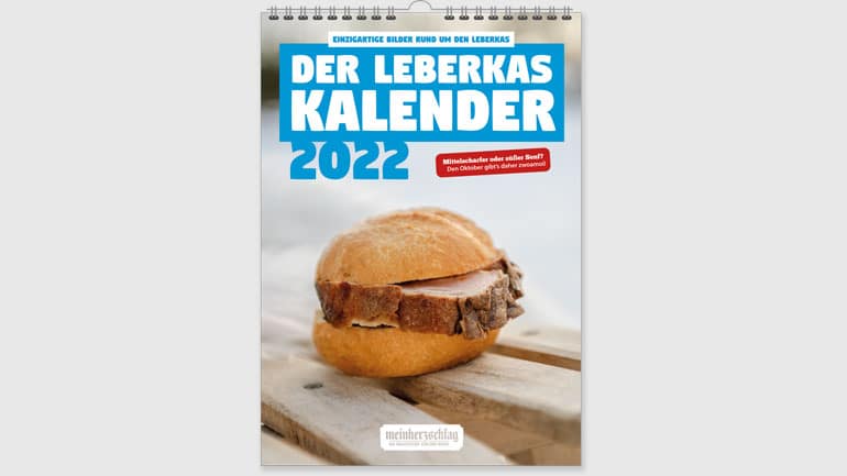 Gewinne den kultigen Leberkas-Semmel-Kalender