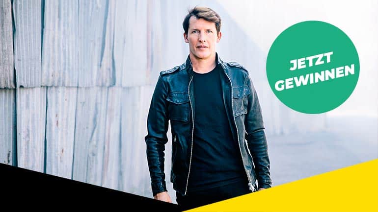 Live und for free: Sichere dir jetzt deine Tickets für James Blunt