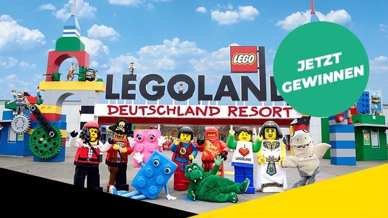 Jetzt eine Family-Jahreskarte für das LEGOLAND® Deutschland Resort gewinnen