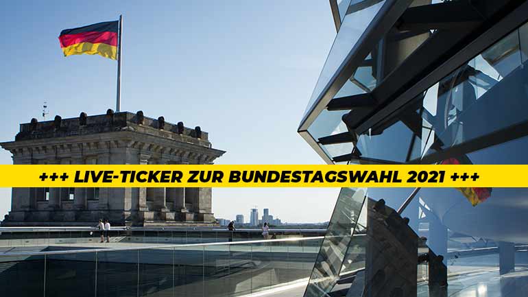 Bundestagswahl 2021: Hier gibt es den Live-Ticker zur Wahl