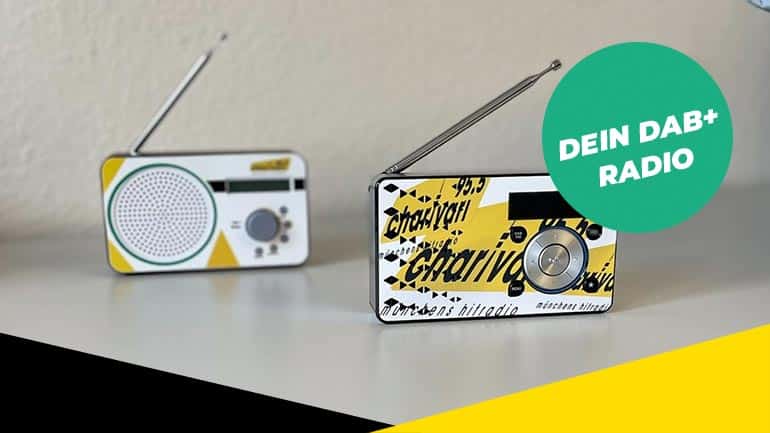 Sichere dir dein DAB+ Radio im 95.5 Charivari-Design