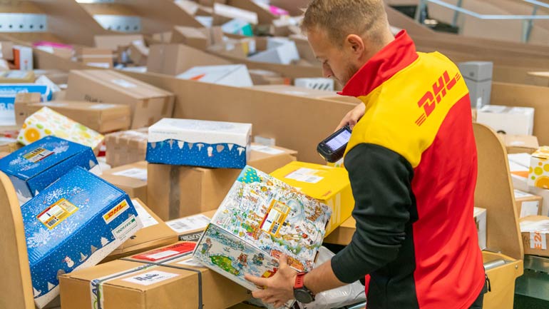 Die Fristen für DHL-Pakete und Briefe zu Weihnachten