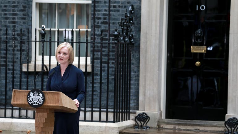 Britische Premierministerin Liz Truss tritt zurück