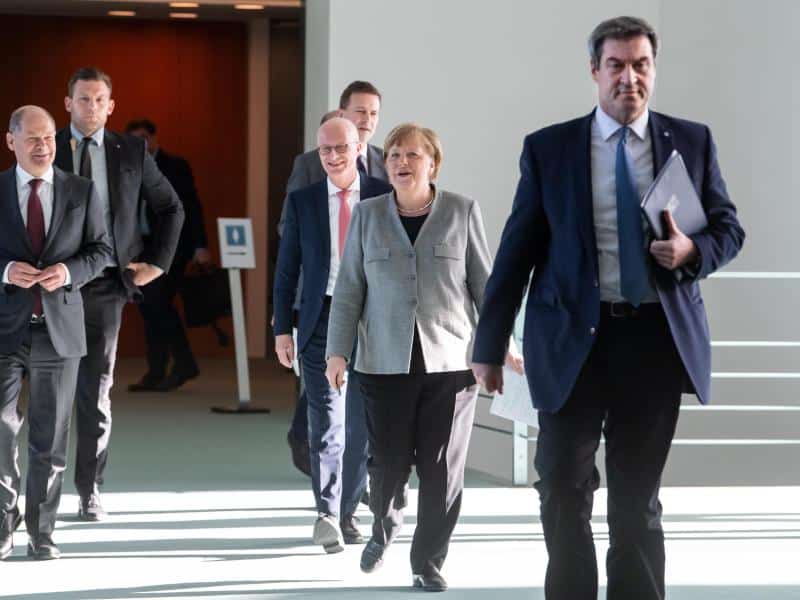 Merkel berät mit den Länderchefs: Was wir bisher wissen