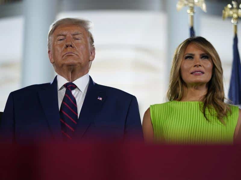 Trump und First Lady positiv auf Coronavirus getestet