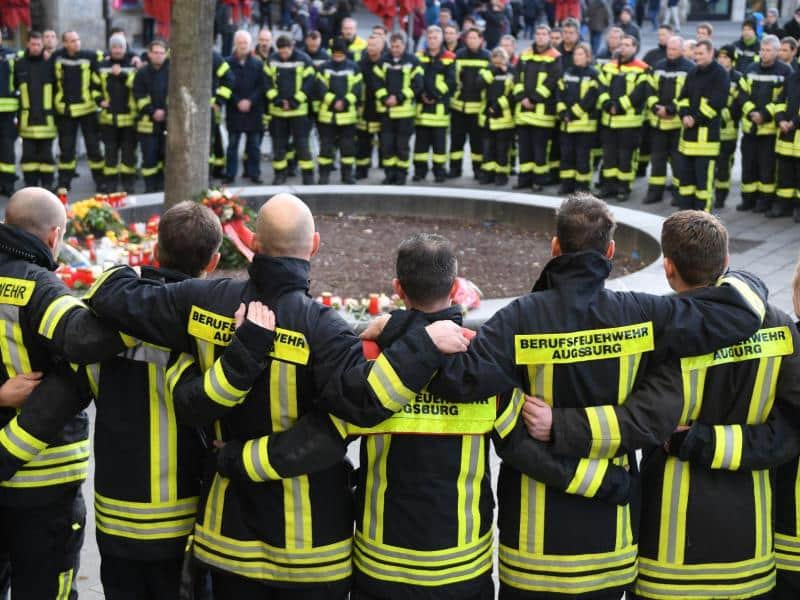 Feuerwehrmann in Augsburg erschlagen: Gerichtsurteil am Freitag erwartet