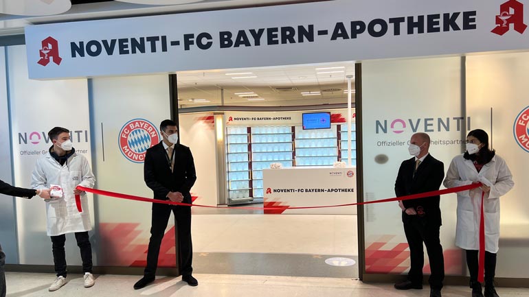 FC Bayern eröffnet Apotheke am Stachus – und lockt mit besonderer Impf-Aktion